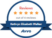 Logo Recognizing Walker, Billingsley & Bair's affiliation with AVVO Reviews
