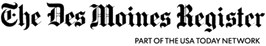 Logo Recognizing Walker, Billingsley & Bair's affiliation with Des Moines Register